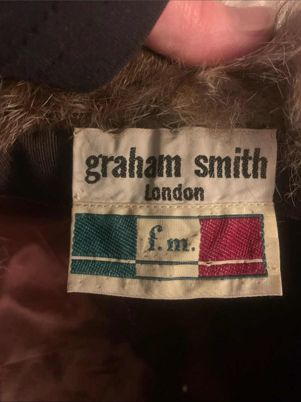 Graham smith London Fur hat Vintage